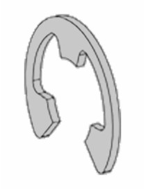 Anneau Clip pour carré de 10mm
