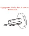 Poulie / Embout monobloc Porte roulement Diam. 170 - OCTO 60