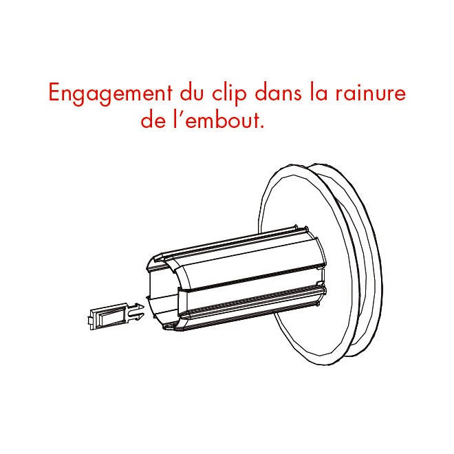 Poulie / Embout monobloc Porte roulement Diam. 170 - OCTO 60