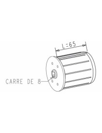 Embout Deprat 62 - Carré de 8 Femelle