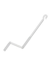 Manivelle Pliable à crochet Blanc 1500mm de long