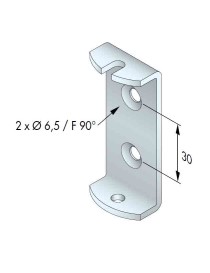 Etrier support T5 - Tradi Simu entre axe 30mm