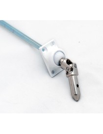 Sortie de caisson soprofen à 45° - carré de 6mm - diamètre 12mm mâle