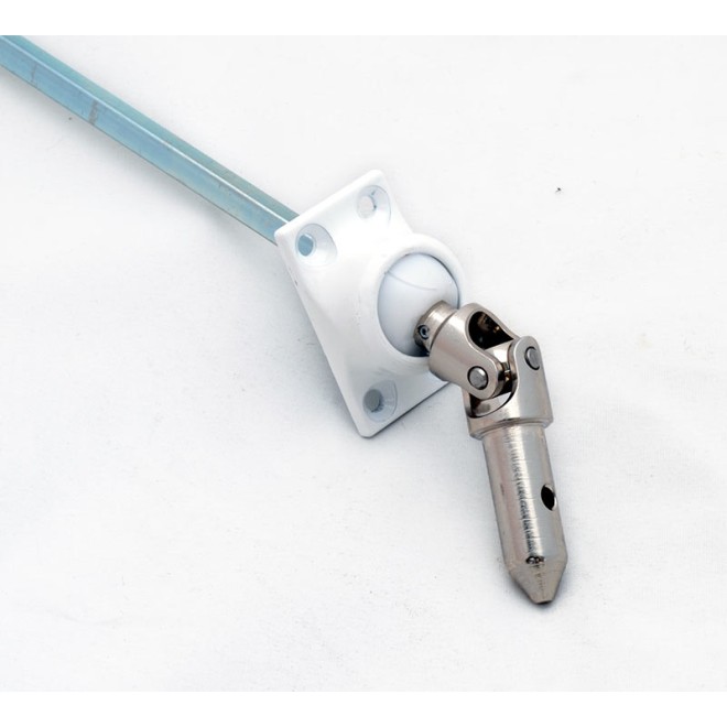 Sortie de caisson soprofen à 45° - carré de 6mm - diamètre 12mm mâle Sortie de caisson soprofen à 45° - carré de 6mm - diamètre 12mm mâle