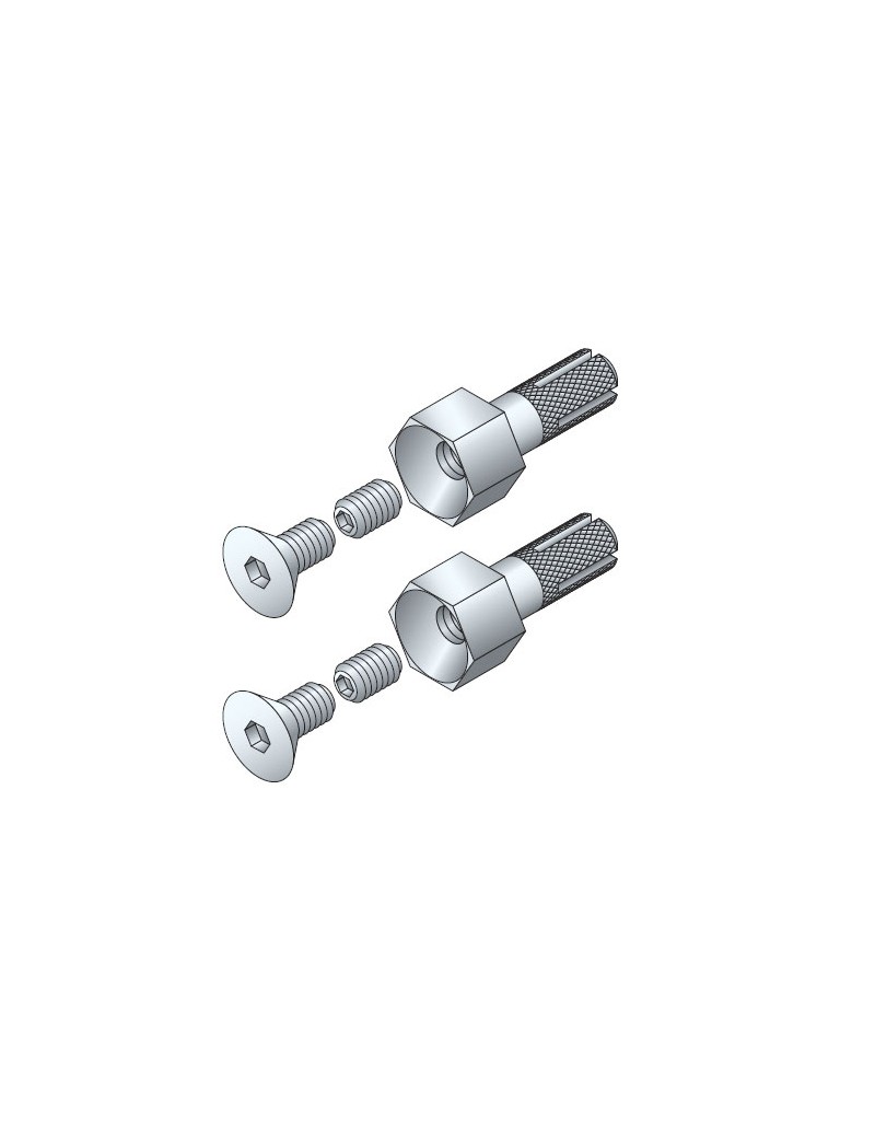 Inserts expension avec vis - bloc baie