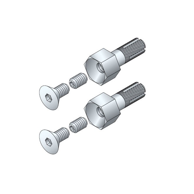 Inserts expension avec vis - bloc baie