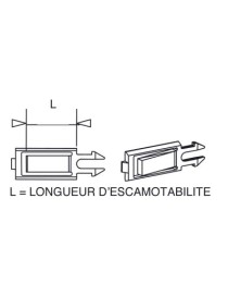 Clip butée pour embout/poulie ZF