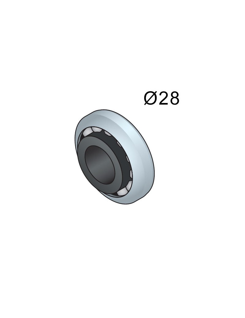 Roulement Ø28 Nylon