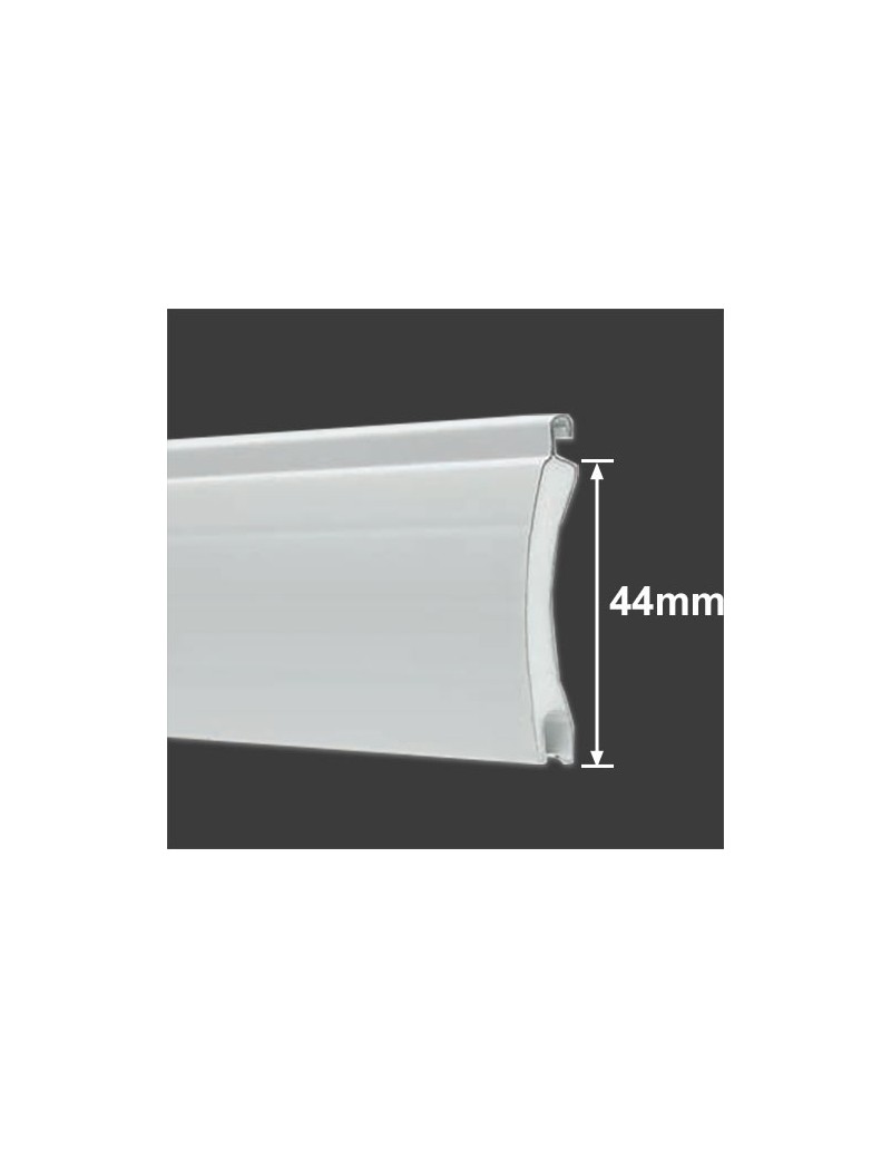 Lame 44mm Aluminium Blanc 115cm de long 
