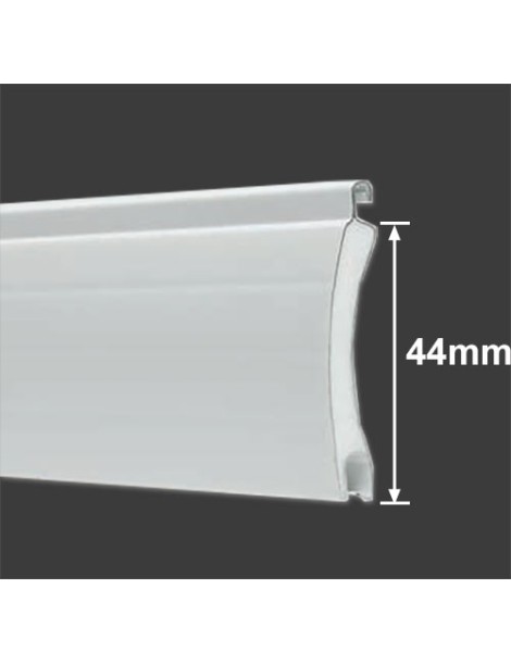 Lame 44mm Aluminium Blanc 115cm de long 