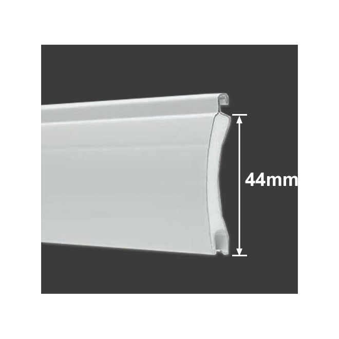 Lame 44mm Aluminium Blanc 160cm de long 