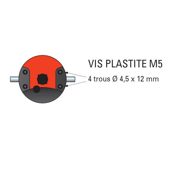 Vis M5 pour moteur T5-T5CC