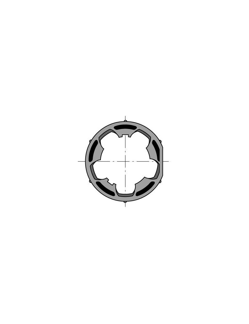 roue moteur Somfy / Simu Ø50 - Tube rond 50mm