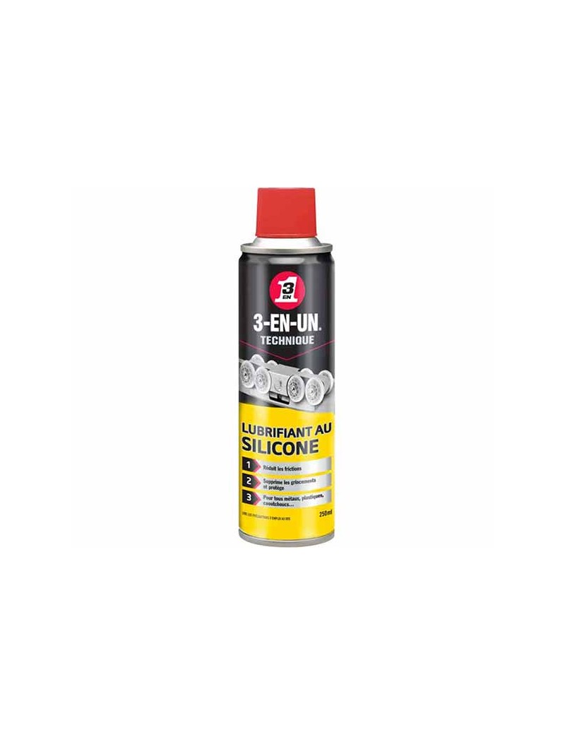 3 en 1 Spray Silicone 250ml
