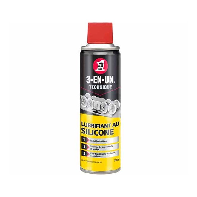 3 en 1 Spray Silicone 250ml 3 en 1 Spray Silicone 250ml