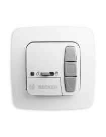 Emetteur MC511 Becker Blanc Horloge 1 canal