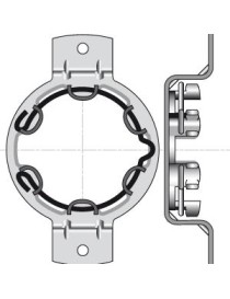 Support Moteur Somfy Omega 90mm déporté