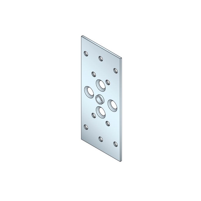 Plaque support treuil - tradi