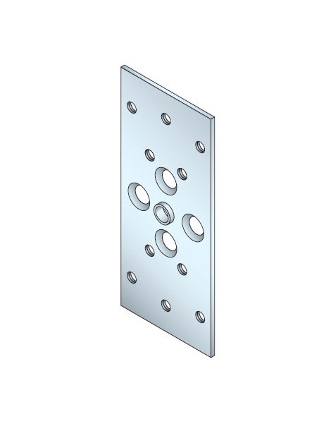 Plaque support treuil - tradi