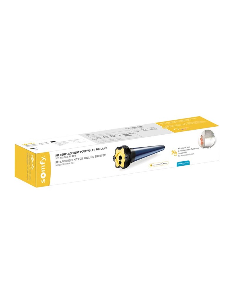 Kit Remplacement Moteur Somfy Ilmo WT 6Nm Fenetre