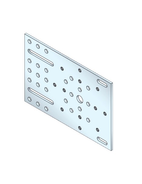 Plaque support treuil 155mm - Tradi