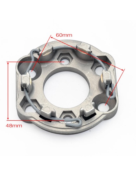 Vue de face Support moteur Somfy Universel