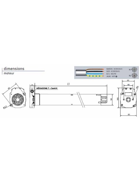 Moteur Cherubini Blue Ocean 85Nm côtes