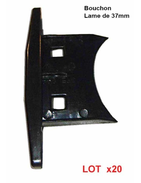Bouchon de lame 37mm de volet roulant aluminium