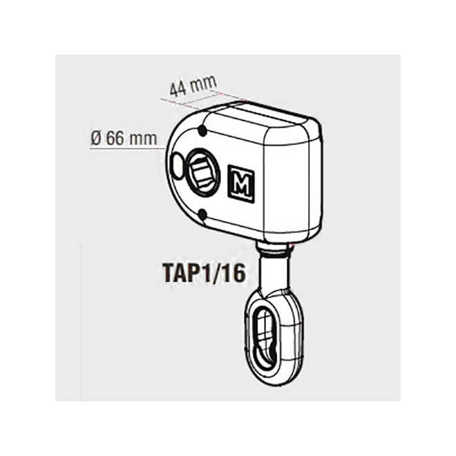Treuil de store banne rapport 1/16 Treuil de store banne rapport 1/16