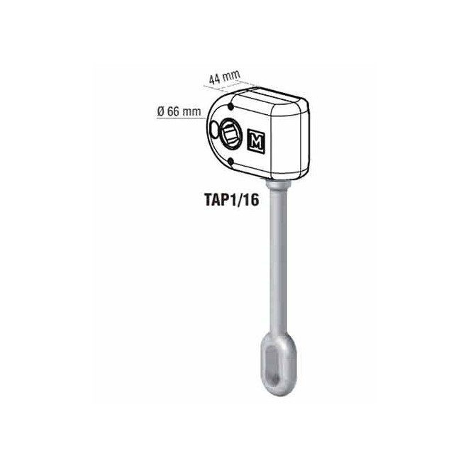 Treuil de store banne rapport 1/16 anneau Long Treuil de store banne rapport 1/16 anneau Long