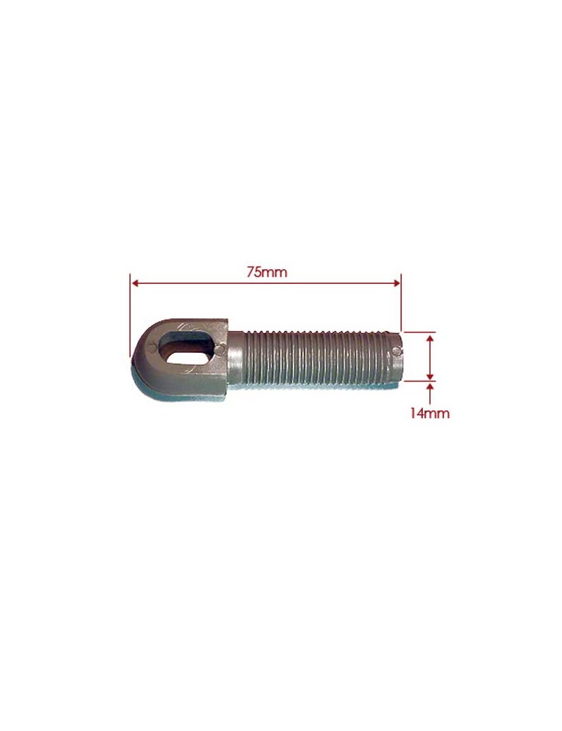 Guide - embout pour store verticaux tube Ø18mm