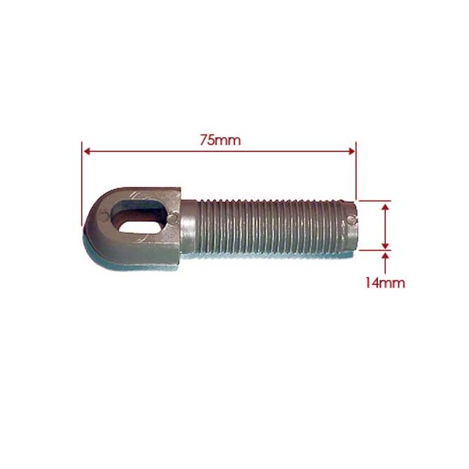 Guide - embout pour store verticaux tube Ø18mm Guide - embout pour store verticaux tube Ø18mm