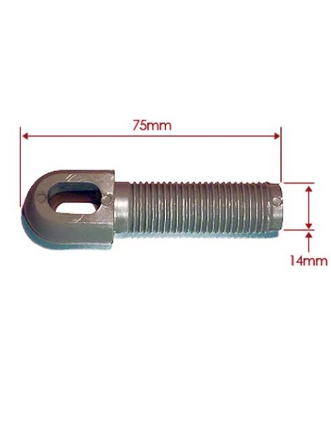 Guide - embout pour store verticaux tube Ø18mm