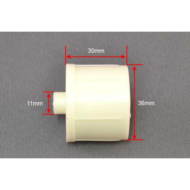 Embout pour tube Ø40 ext. Têton Ø10,8mm Embout pour tube Ø40 ext. Têton Ø10,8mm