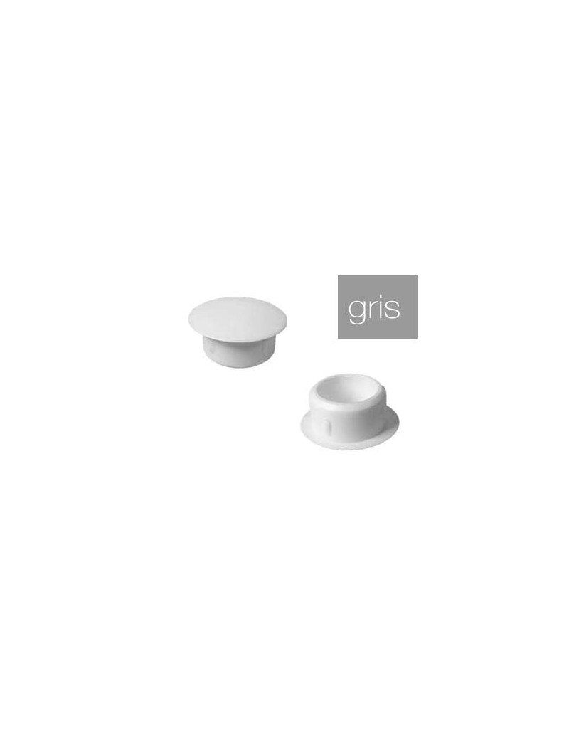 10 Bouchons Gris 10mm cache trous