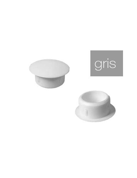 10 Bouchons Gris 10mm cache trous