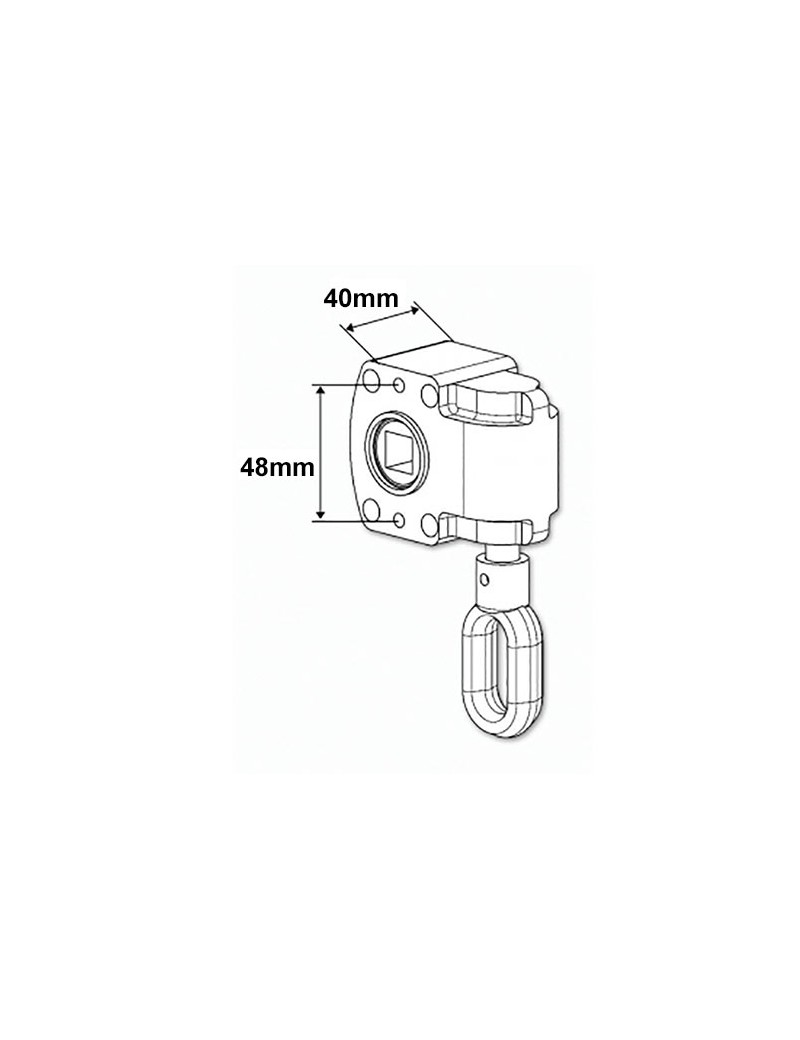 Treuil de store banne rapport 1/16 Mitjavila