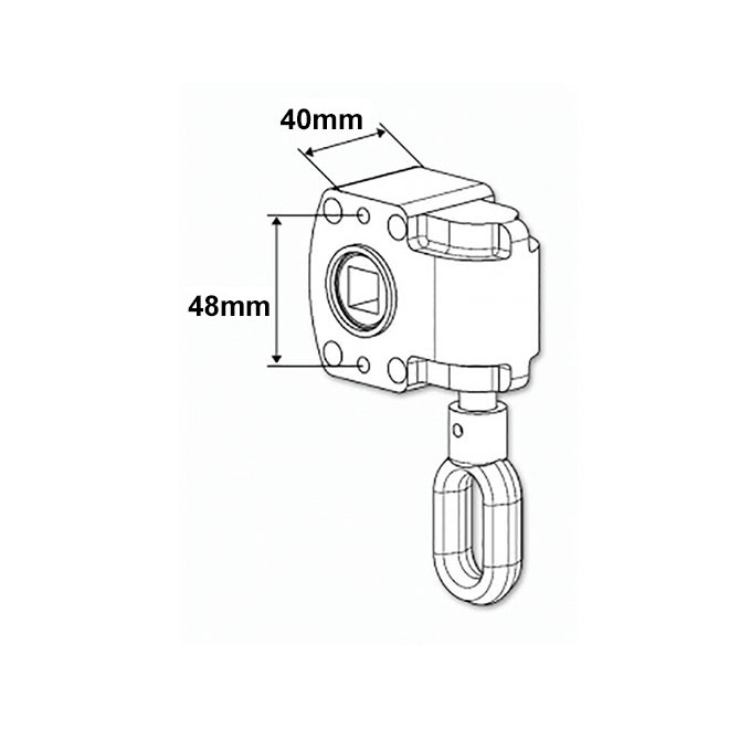 Treuil de store banne rapport 1/16 Mitjavila