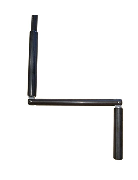 Manivelle Complète Ø13mm Marron 1200mm de long + clip