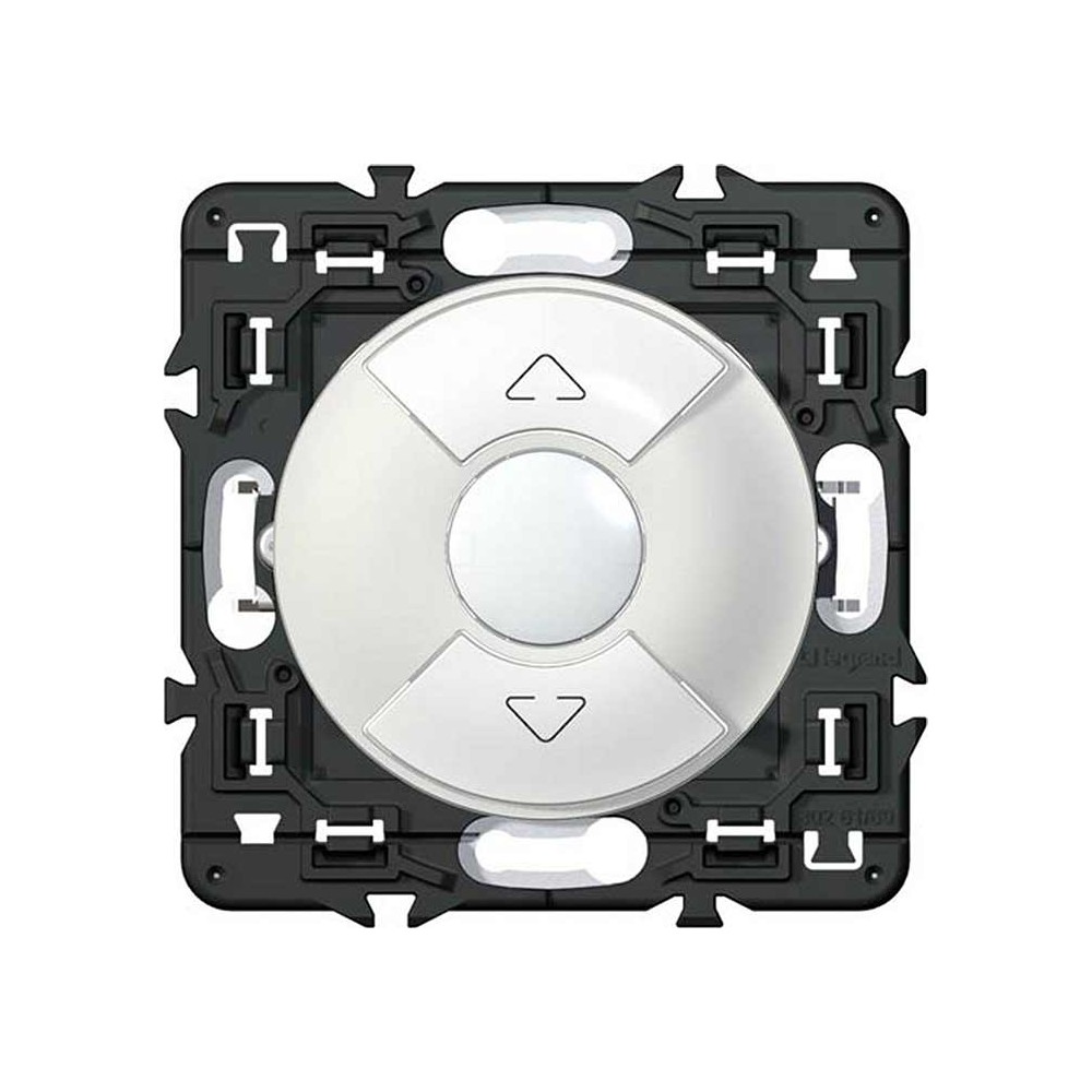 Interrupteur Volet Roulant Legrand Sagane 85614/85000 - Occasion, Blanc, Avec Plaque