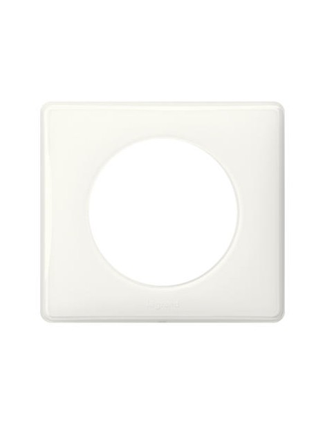Plastron pour interupteur Céliane Legrand Blanc