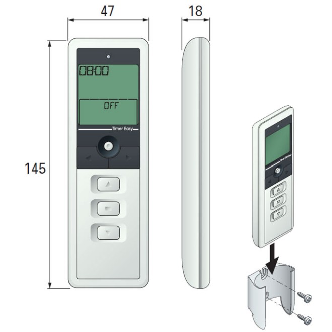 Timer Easy Télécommande Prog. 1 canal simu