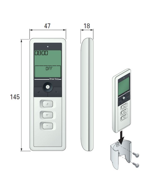 Timer Easy Télécommande Prog. 1 canal simu