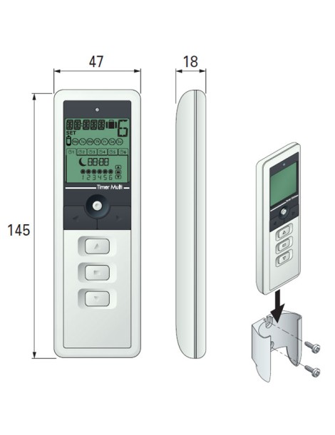Timer Multi tél. programmable 6 canaux  simu