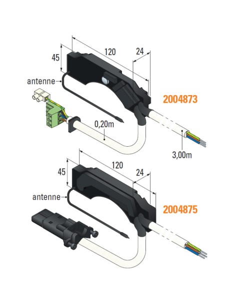 Récépteur radio déporté T5 AUTO - E simu