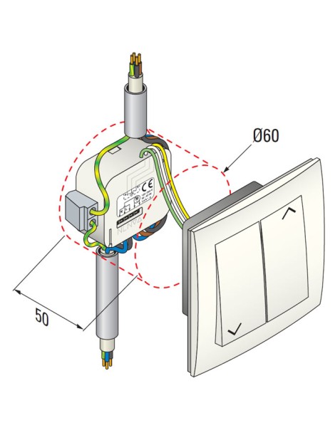 Micro-récepteur Hz VR Somfy RTS Simu Hz