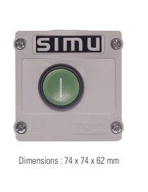 Bouton poussoir SIMU étanche