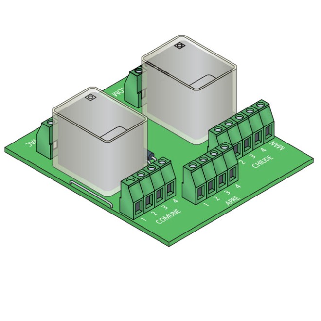Coffret de commande groupée 4 moteurs