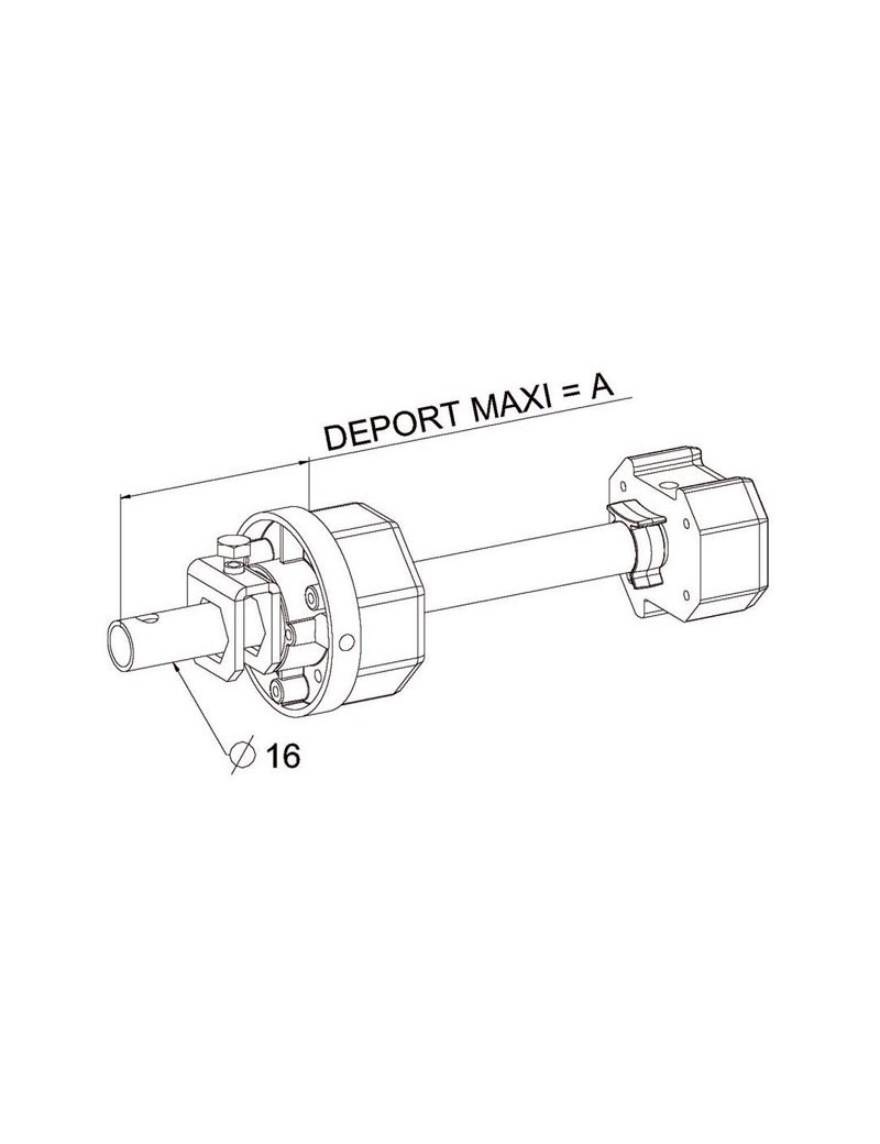 Tandem Octo 60 - Tube Diam. 16 long