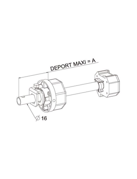 Tandem Octo 60 - Tube Diam. 16 long